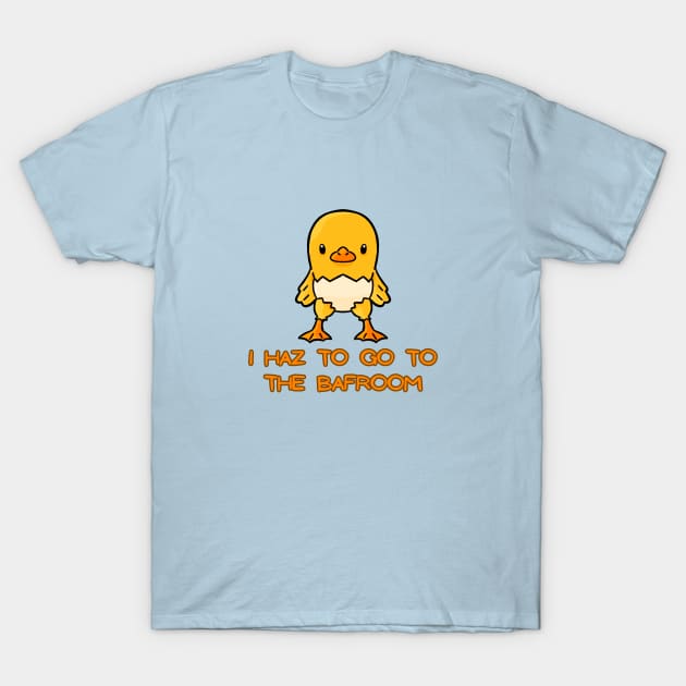 Bathroom duck T-Shirt by KUKUL